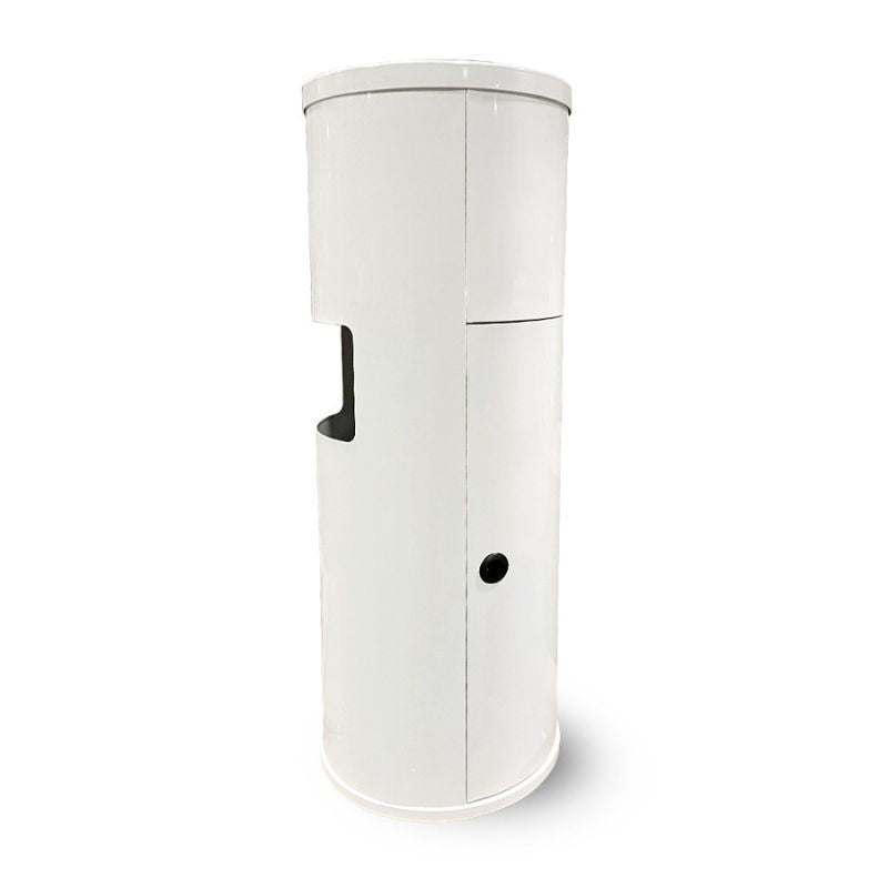 Sanitizing Wipes Dispenser, Powder Coated Floor Dispenser Side View