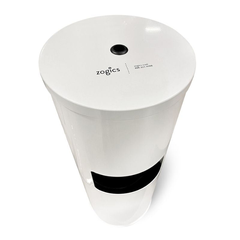 Sanitizing Wipes Dispenser, Powder Coated Floor Dispenser Top View