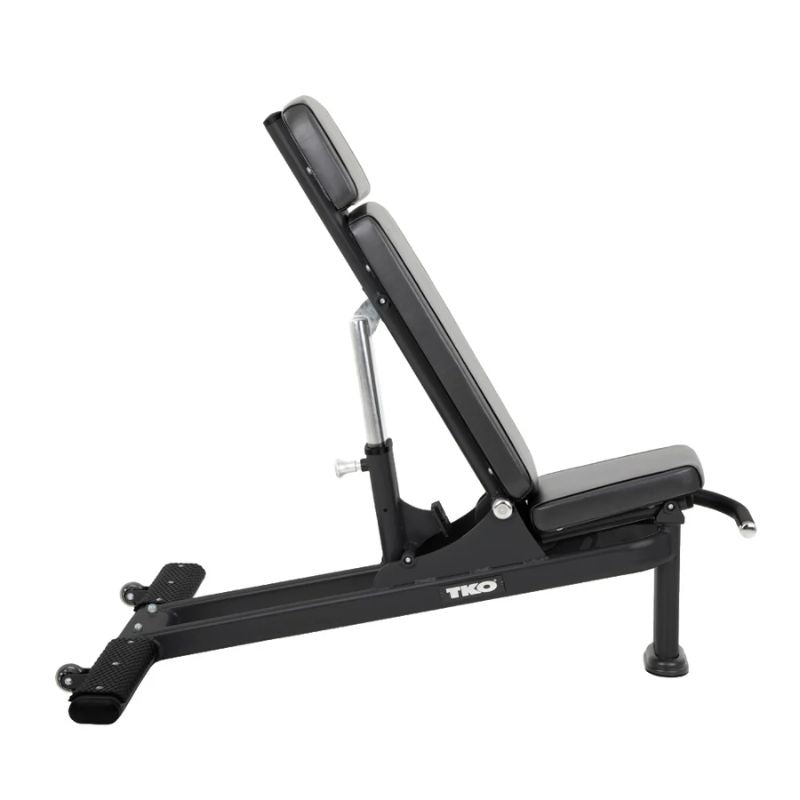 Seated position of TKO Strength Commercial Multi-Angle Bench - 874MA-BK