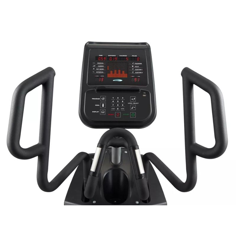 Steelflex Elliptical Trainer PESG Close up Details of LED Display