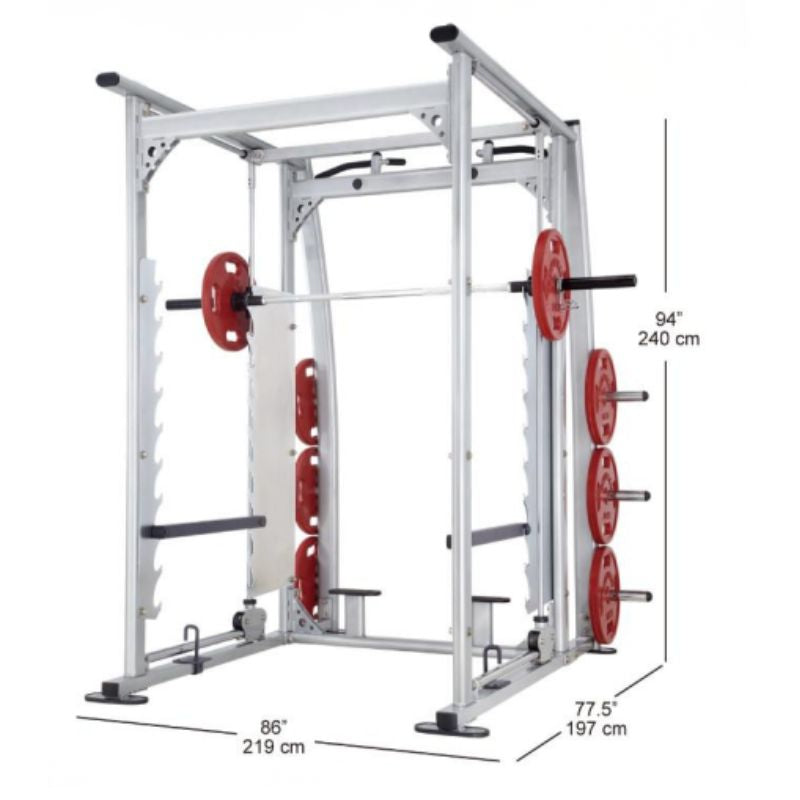 Steelflex M3DSM 3D Smith Machine Dimensions