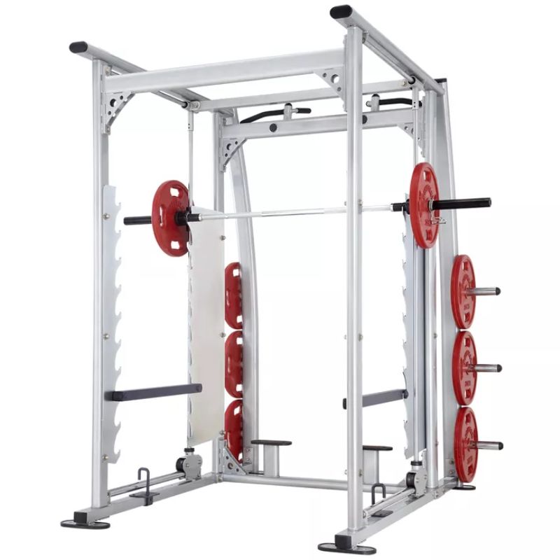 Steelflex M3DSM 3D Smith Machine with Weight Plates on a white Background