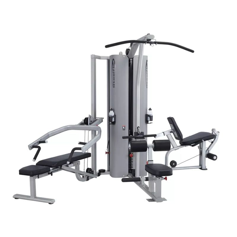 Steelflex MG3000 Multi Gym - Focused on Flat Press and Lat_Row Station