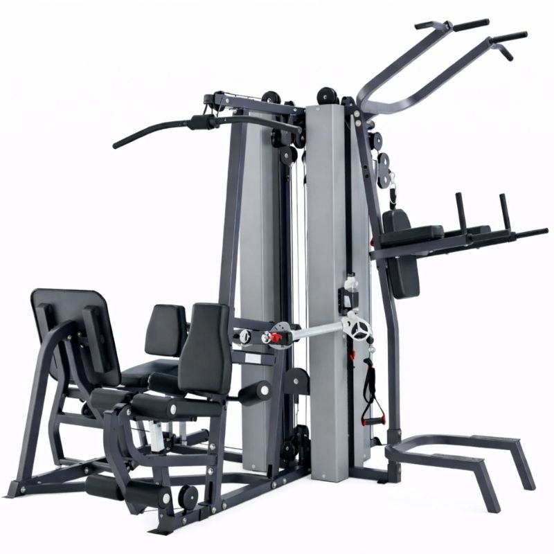 Steelflex MG300B Multi Stack Home Gym  - Focused on Lat Pulldown and Vertical Knee Raise Station