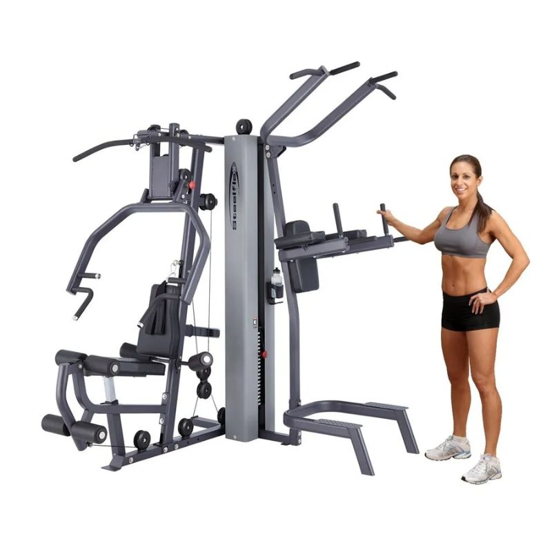 Steelflex Multi Station Gym - MG100B with Female Athlete
