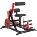 Steelflex PL2400 Ab Crunch_Back Extension Front View with 2 Weight Plates