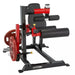 Steelflex PL2500 Leg Extension_Leg Curl Machine - Front Leg Curl Position with Weight plates
