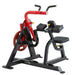Steelflex PL2600 Biceps Curl_Triceps Extension Machine - Tricep Extension Position with Weight Plates