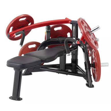 Steelflex PLBP Plate Loaded Bench Press Machine on a white background