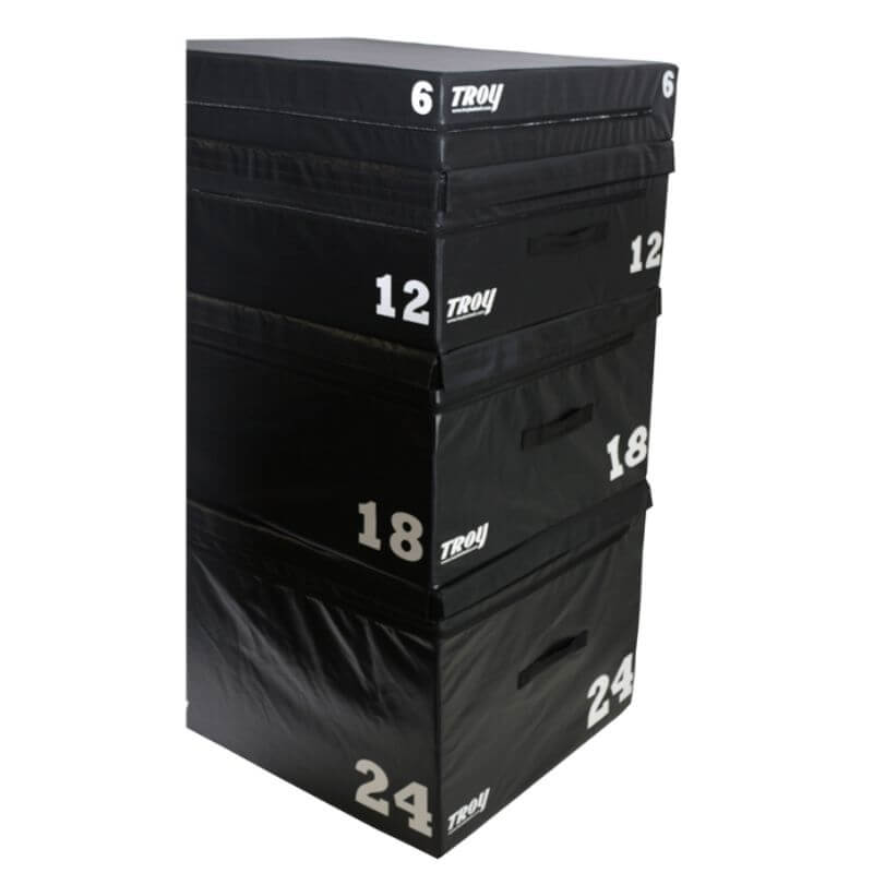 T-PLYO Troy Padded Black Plyo Box