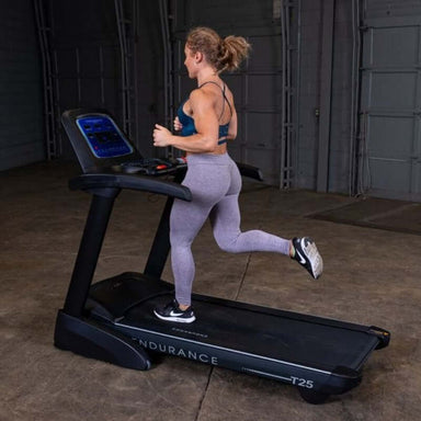 T25  Body Solid Folding Treadmill  Sample Exercise