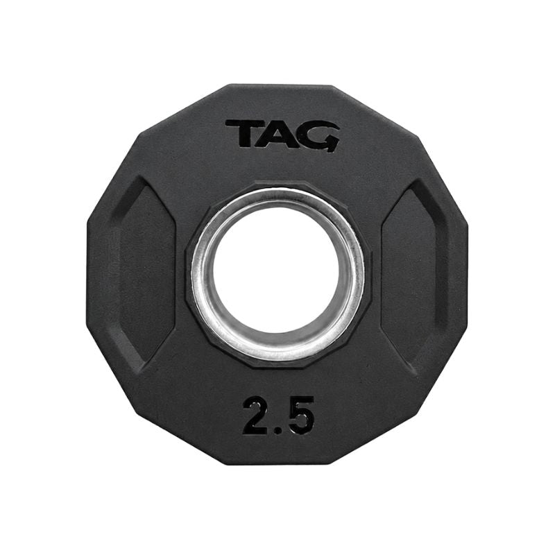 TAG 12-Sided Urethane O+lympic Grip Plates 2.5 lb