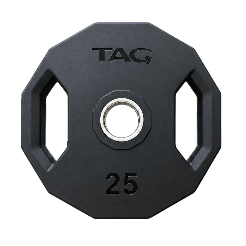 TAG 12-Sided Urethane Olympic Grip Plates 25 lb