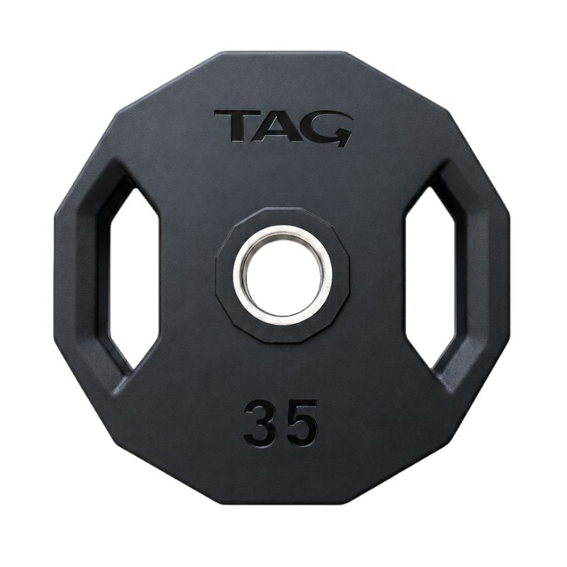 TAG 12-Sided Urethane Olympic Grip Plates 35 lb