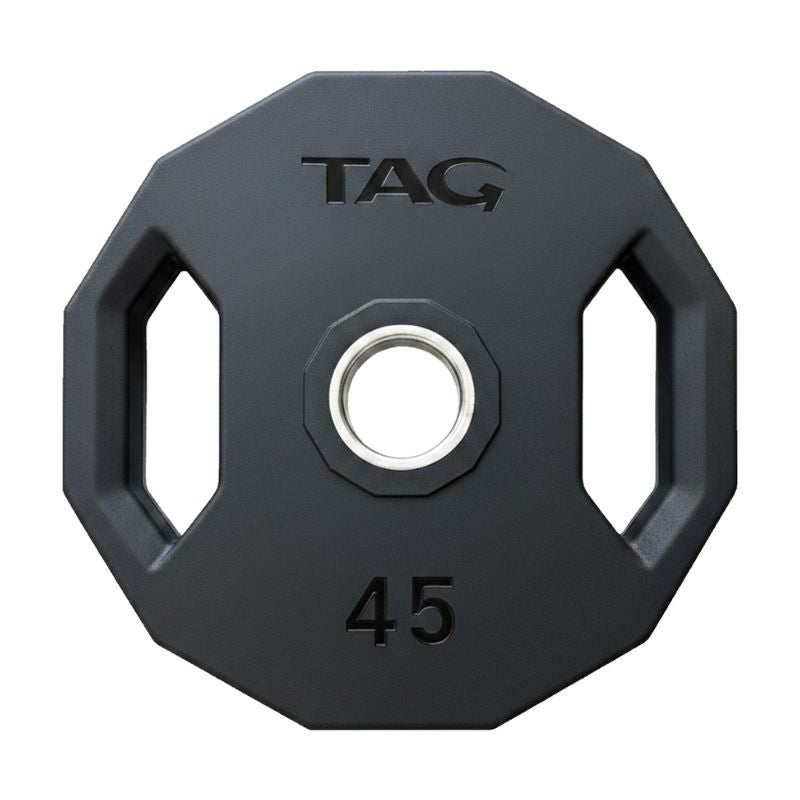 TAG 12-Sided Urethane Olympic Grip Plates 45 lb