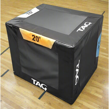 TAG Fitness 3-Way Soft Plyo Box inside gym