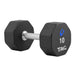 TAG Fitness 8-Sided Virgin Rubber Dumbbells R8DB 10 lb