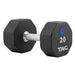 TAG Fitness 8-Sided Virgin Rubber Dumbbells R8DB 20 lb