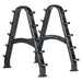 TAG Fitness Black Fixed Barbell Rack | RCK-BBR-B Empty Barbell Rack