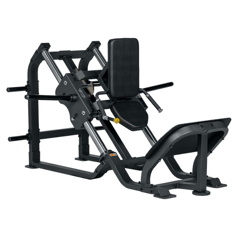 TAG Fitness Elite Plate Loaded Hack Squat on a white background