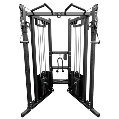 TAG Fitness FT60 Functional Trainer 2x160lb Stacks Black Frame