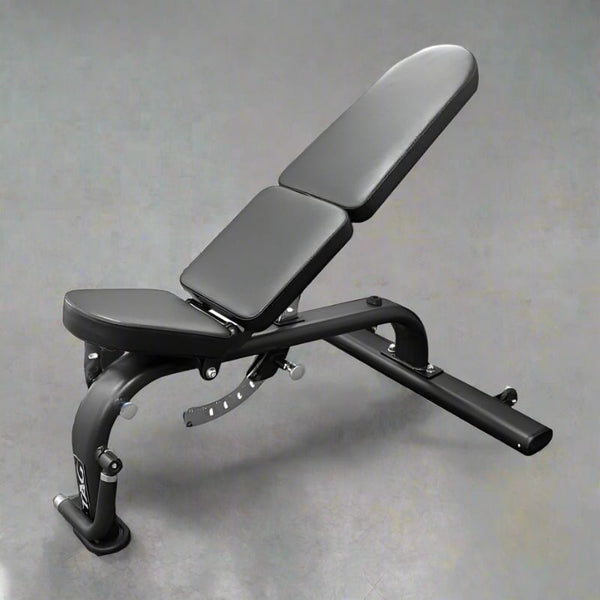 TAG Fitness Flat/Incline/Decline Bench Black Commercial FID