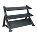 TAG Fitness HEX 3-Tier Dumbbell Rack (Holds 10 Pairs) on a white background