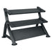 TAG Fitness HEX 3-Tier Dumbbell Rack (Holds 10 Pairs) on a white background