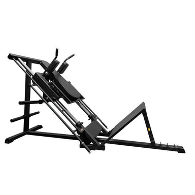 TAG Fitness Plate Loaded Leg Press _ Hack Squat Combo Side View on a white background