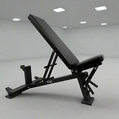TAG Fitness Power Multi Angle Bench inside Gym