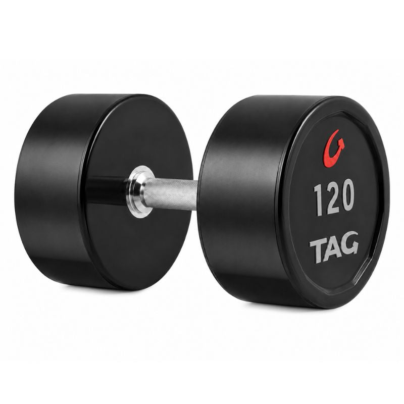 TAG Fitness Premium Ultrathane Dumbbell (Pairs) 120 lb