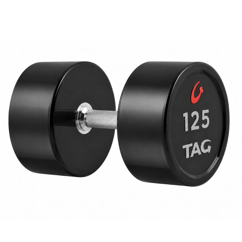 TAG Fitness Premium Ultrathane Dumbbell (Pairs) 125 lb