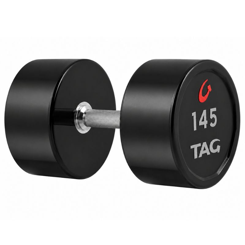 TAG Fitness Premium Ultrathane Dumbbell (Pairs) 145 lb