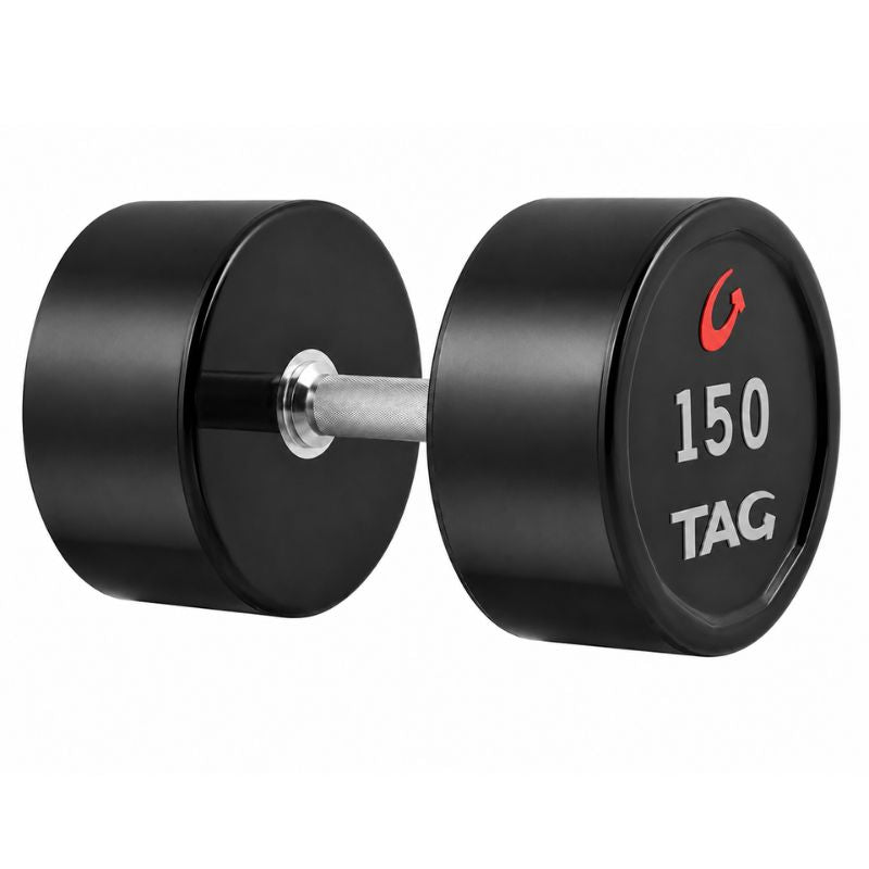 TAG Fitness Premium Ultrathane Dumbbell (Pairs) 150 lb