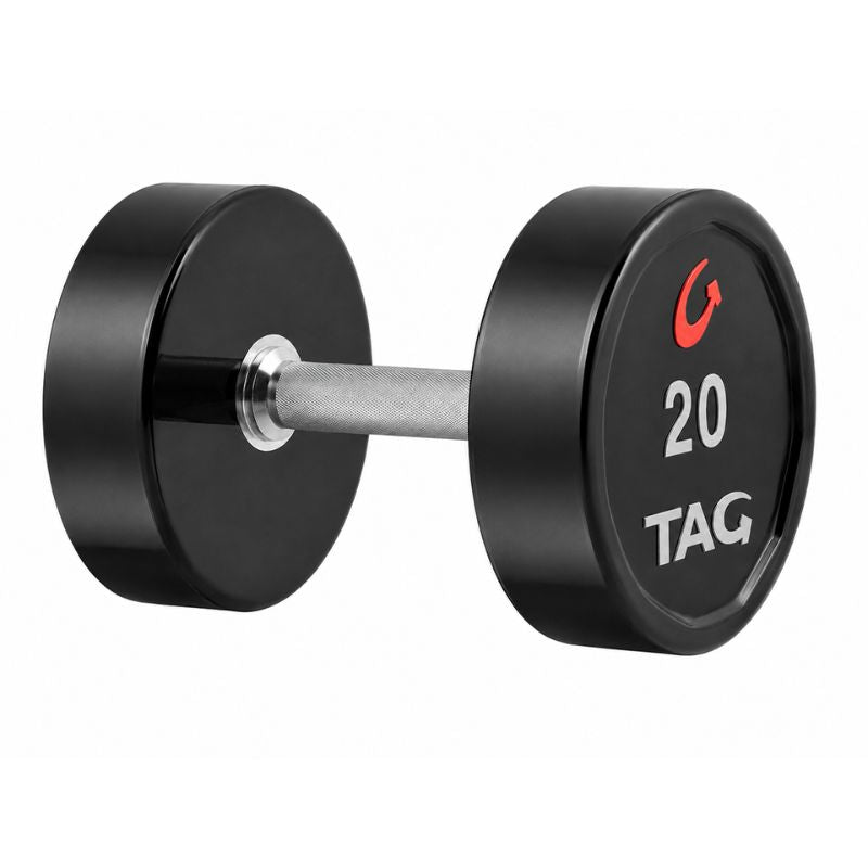 TAG Fitness Premium Ultrathane Dumbbell (Pairs) 20 lb