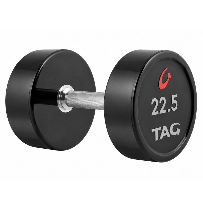 TAG Fitness Premium Ultrathane Dumbbell (Pairs) 22.5 lb