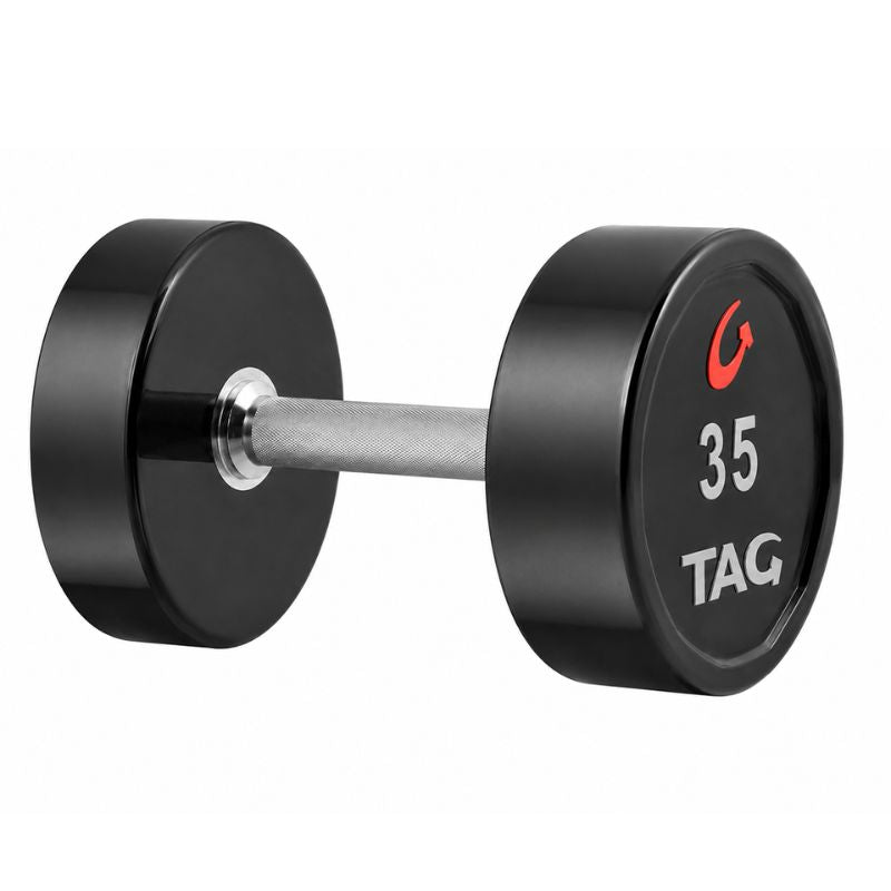 TAG Fitness Premium Ultrathane Dumbbell (Pairs) 35 lb
