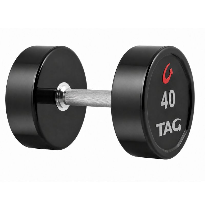 TAG Fitness Premium Ultrathane Dumbbell (Pairs) 40 lb