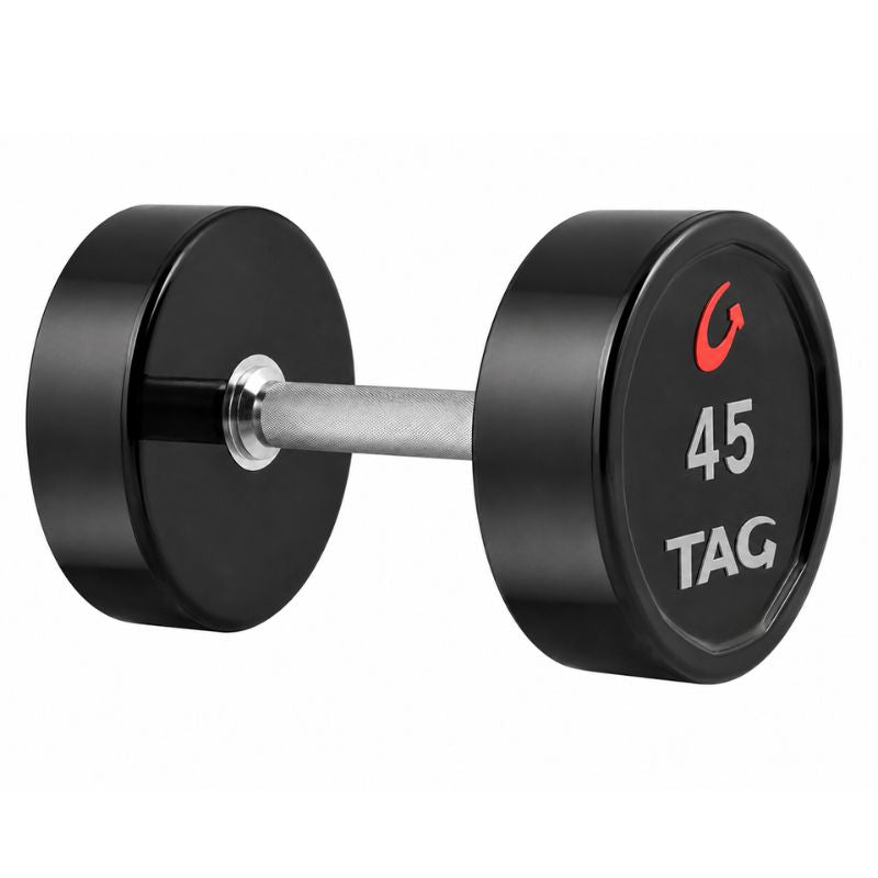 TAG Fitness Premium Ultrathane Dumbbell (Pairs) 45 lb
