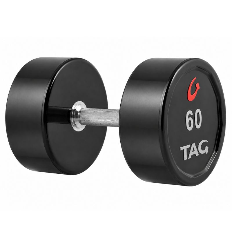 TAG Fitness Premium Ultrathane Dumbbell (Pairs) 600 lb