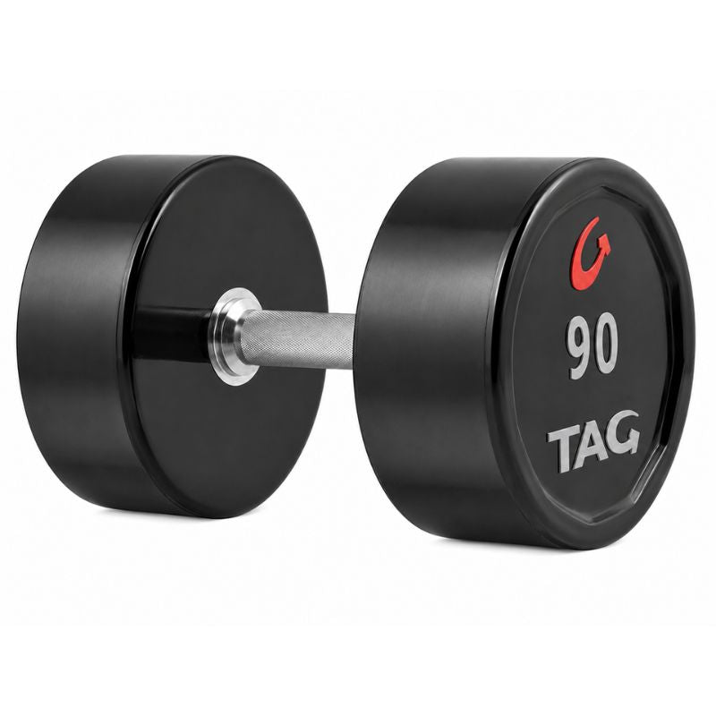 TAG Fitness Premium Ultrathane Dumbbell (Pairs)  90 lb