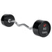 TAG Fitness Premium Ultrathane Fixed Barbell with EZ Curl handle 90 lb