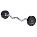 TAG Fitness Premium Urethane Fixed Barbell with EZ Curl handle 40 lb