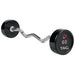 TAG Fitness Premium Urethane Fixed Barbell with EZ Curl handle 60 lb