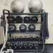TAG Fitness Rubber Encased Kettlebell with Chemical Chrome Handle Set with Rack and other Accessories