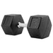 TAG Fitness Rubber Hex Dumbbell 50 lb
