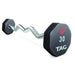 TAG Fitness U8BBEL-EZ  8-Sided Premium Ultrathane Fixed Barbell with EZ Curl handle