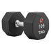 TAG Fitness U8DB 8 Sided Premium Ultrathane Dumbbells 105 lb