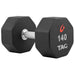 TAG Fitness U8DB 8 Sided Premium Ultrathane Dumbbells 140 lb