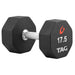 TAG Fitness U8DB 8 Sided Premium Ultrathane Dumbbells 17.5 lb